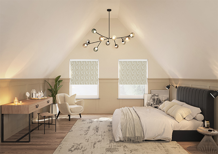 Hanging Greenery, Gold Touch - Twist&Fit Roller Blind - Image 8